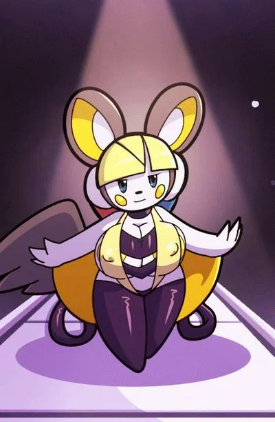 Gym Leader Elesa is now an Sexy Emolga.
