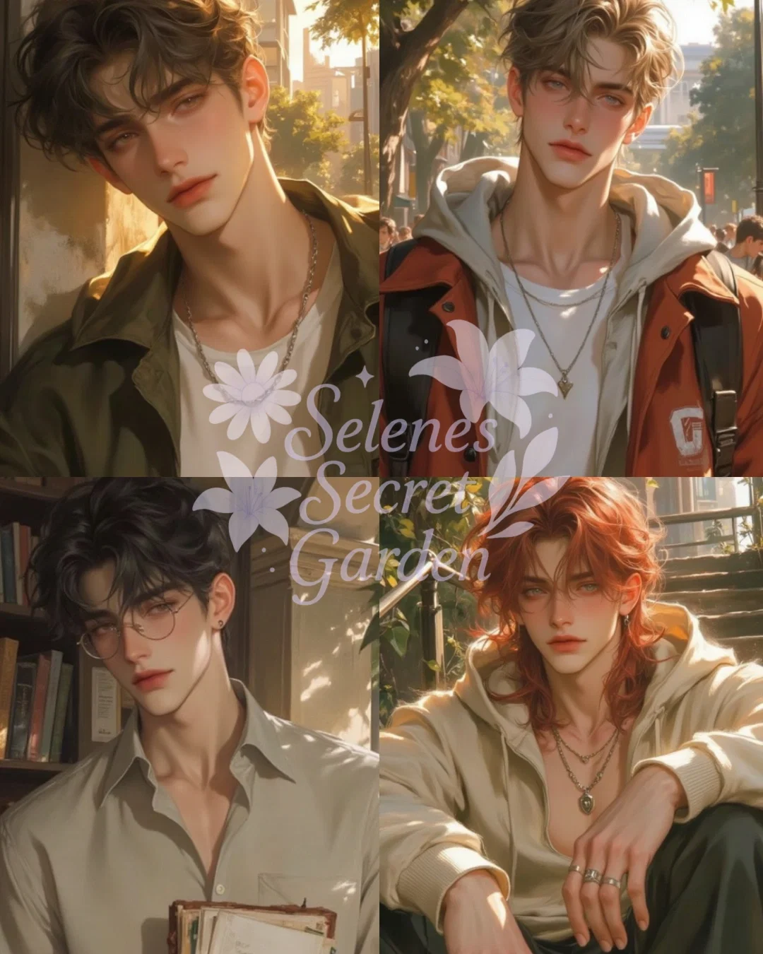 Rowan, Julian, Elijah, Cassian | Practical Manual of Warfare for Pick-Me-Girl!