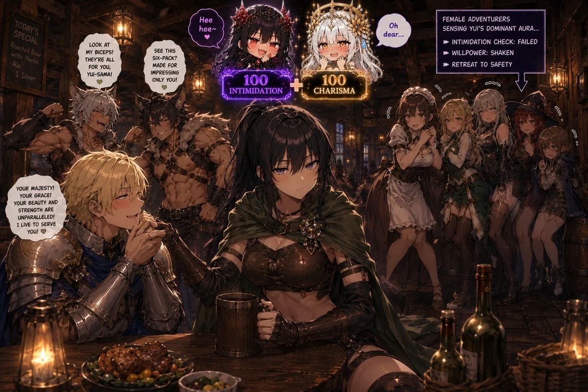Isekai'd as an Absolute Queen: Max Charisma & Intimidation