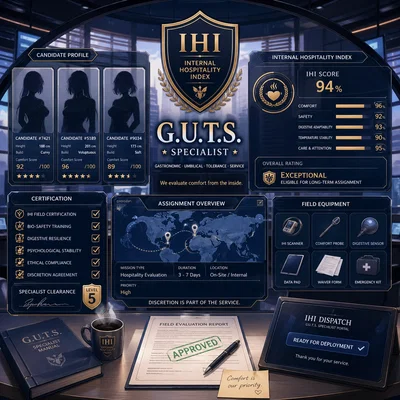 Internal Hospitality Index — G.U.T.S. Specialist