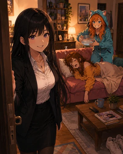 Maisie, Cora & Tessa - Home Is Where the Chaos Is
