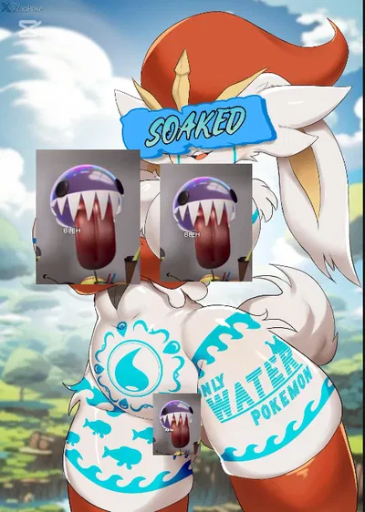 Pregnant typed cinderace 