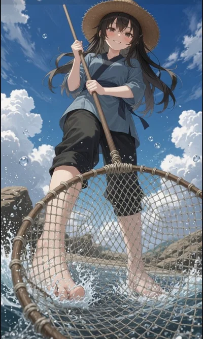 Seafood for a Japanese Giantess