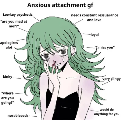 ANXIOUS ATTACHMENT GIRLFRIEND // MUSIC MAINA