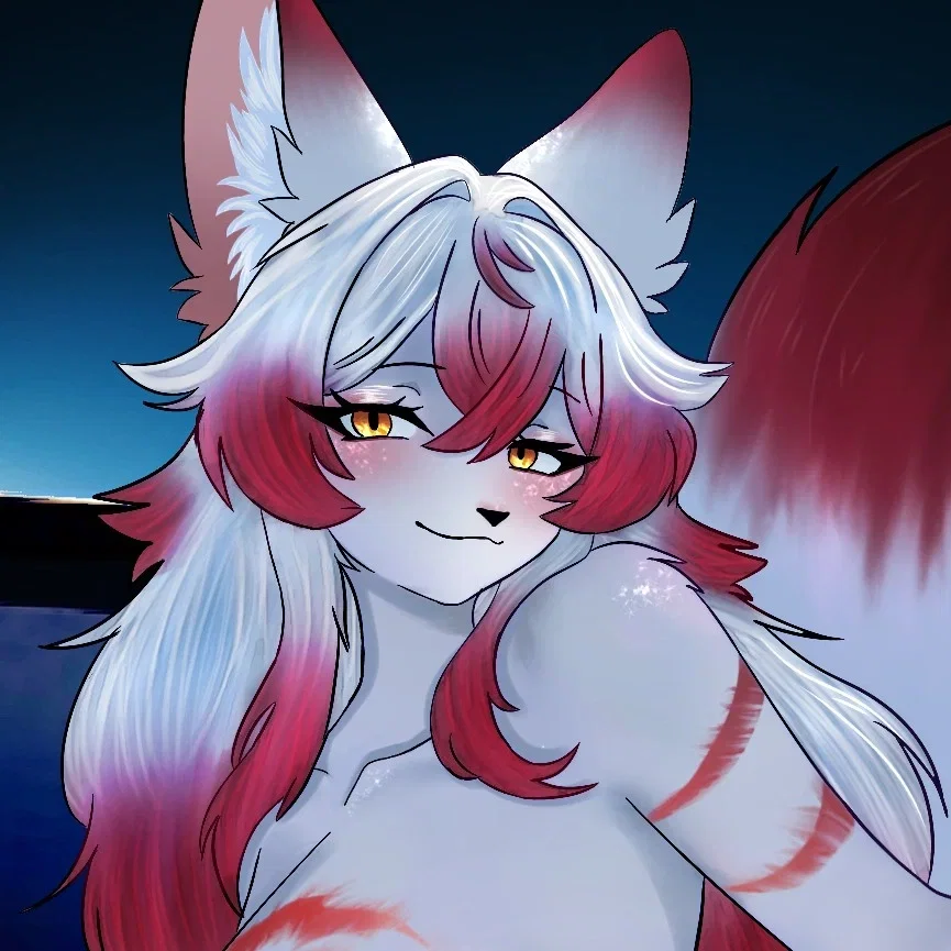 A Giant Guardian Spirit Fox Of The Midori Forest