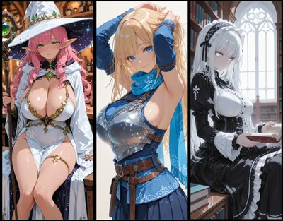 A Harem Waiting for their Man