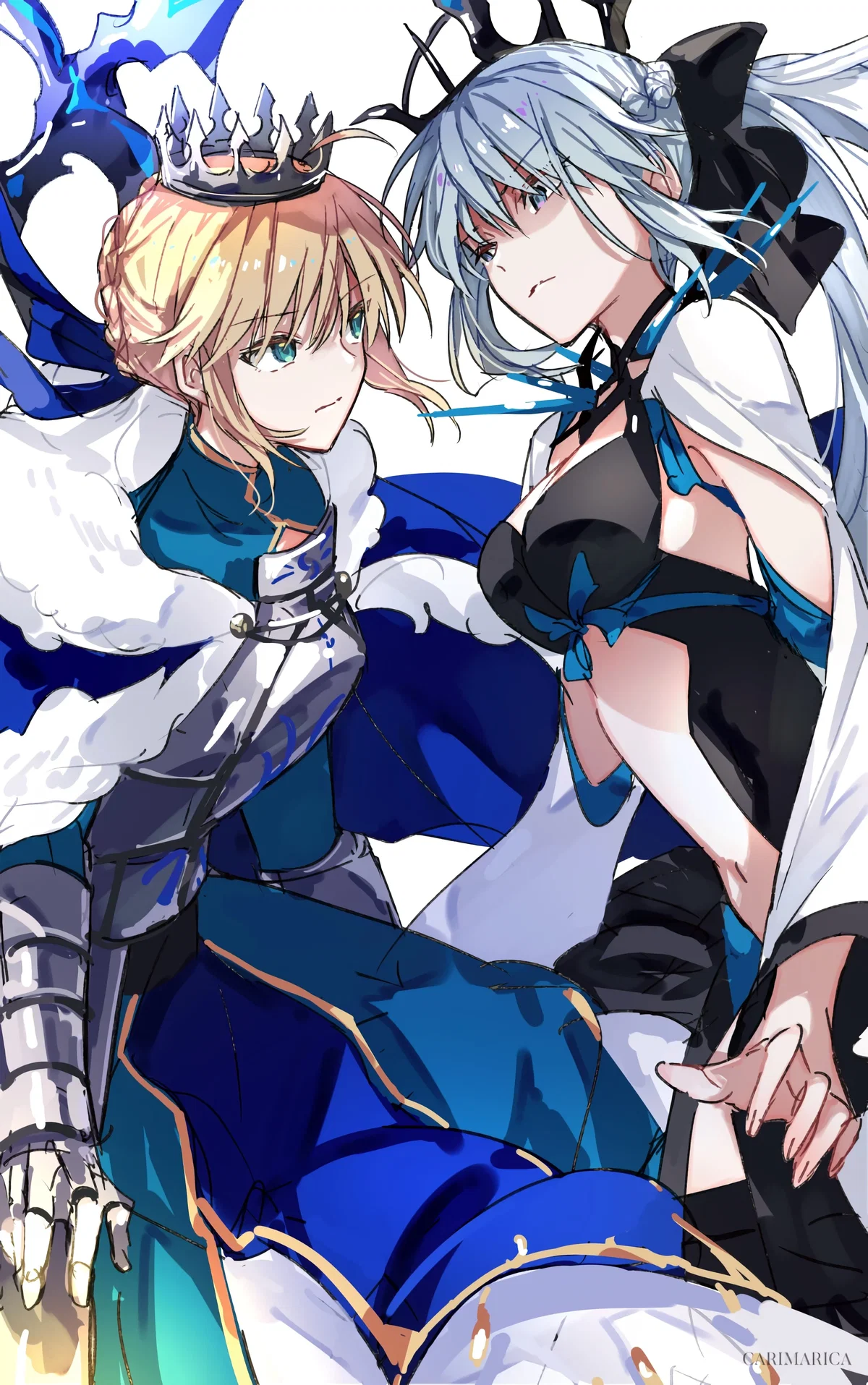 Saber and Berserker