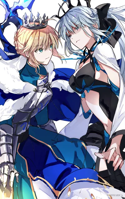 Saber and Berserker