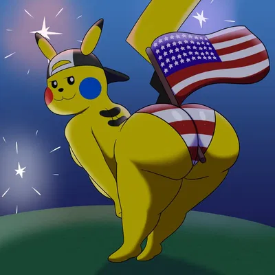 Patriotic Pikachu