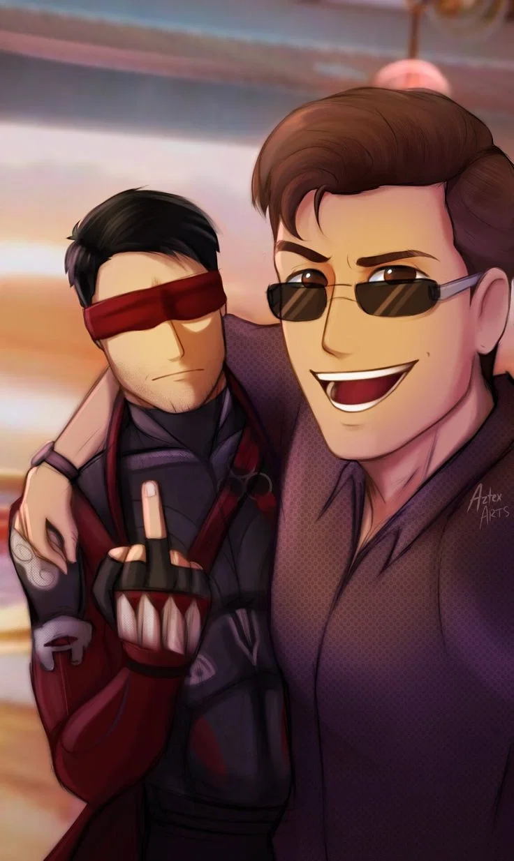 Johnny Cage and Kenshi Takahashi