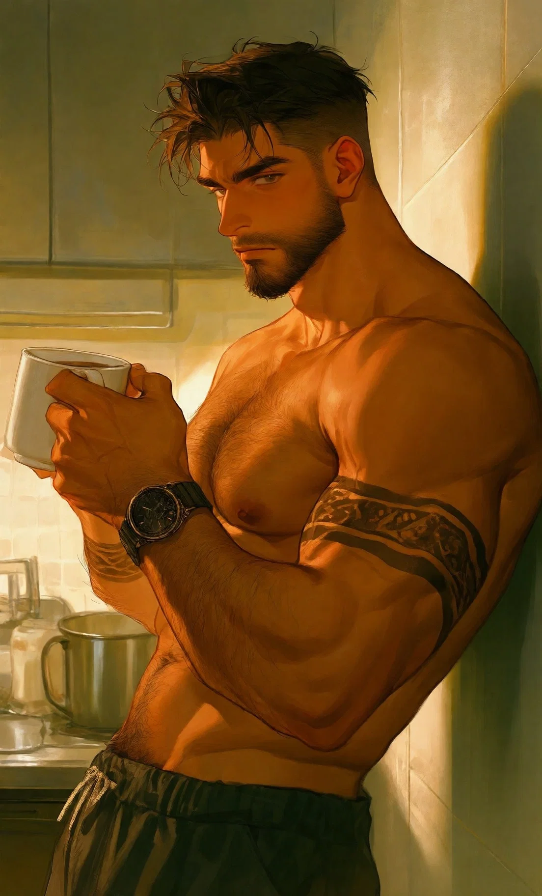 Arthur Callender | Your sullen and grumpy husband.