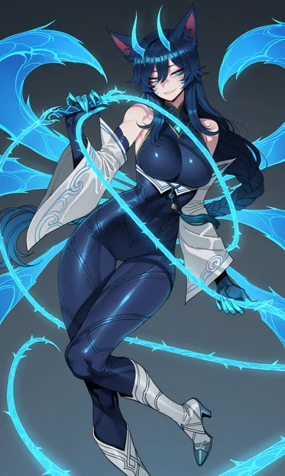 Ahri week day 5 - Demon