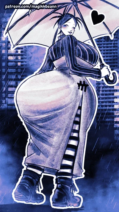 Ghoulie the goth mommy of OUR yes our dreams [Art by Magikkbeann]