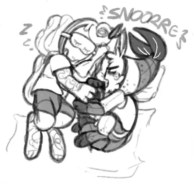 Accidentally walking in shrimpo's bed