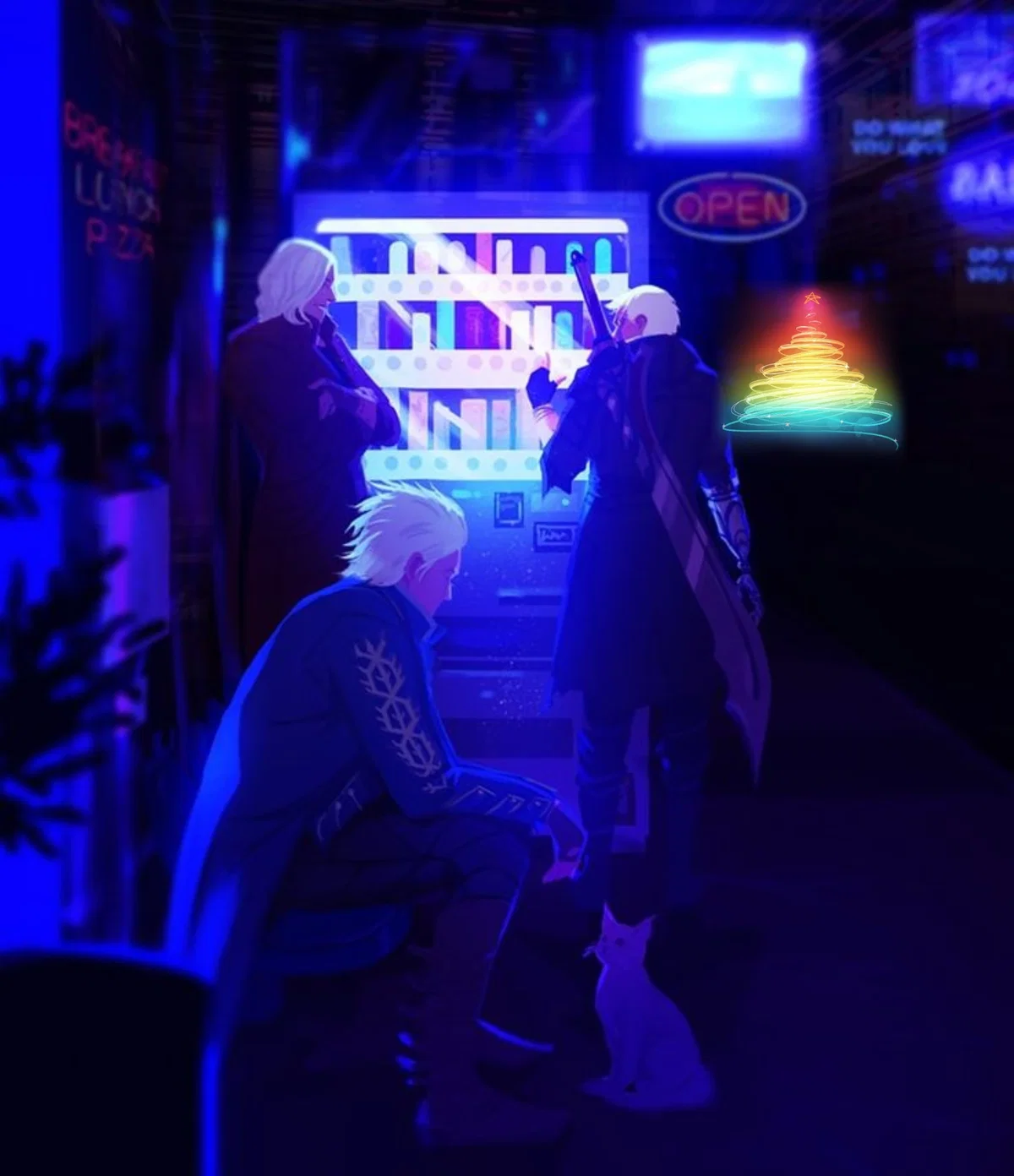 Dante, Vergil, Nero