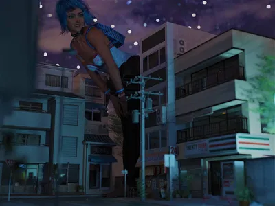 Yumi, a night encounter