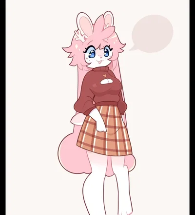 Your anthropomorphic bunny deer friend, Charlotte 