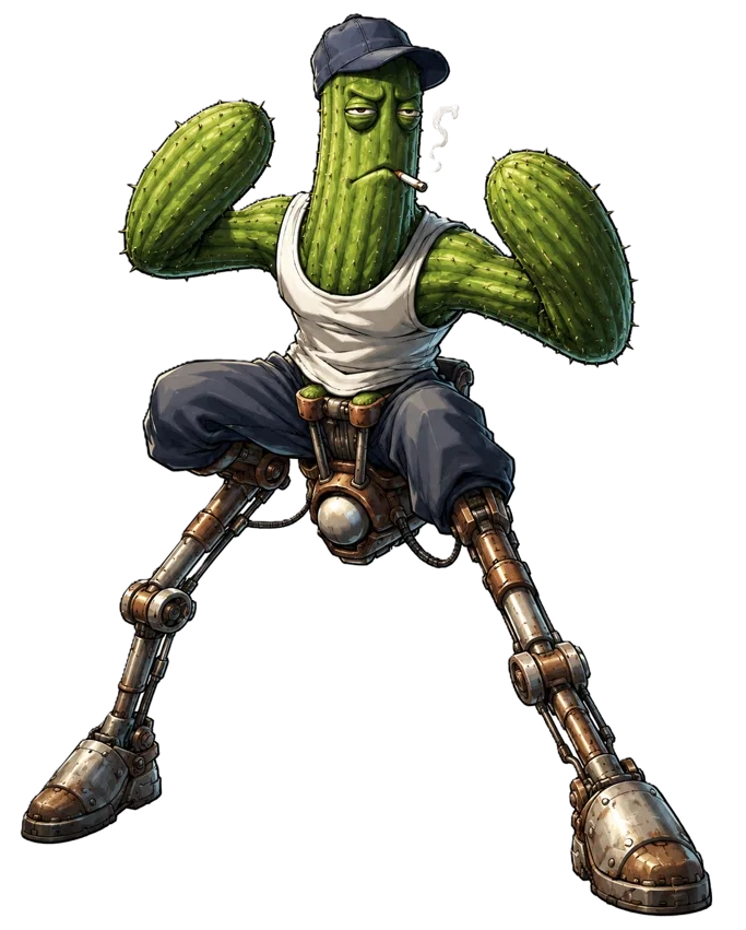 Eli Scrubs "The Cactusman" (from TimeSplitters 2 & TimeSplitters: Future Perfect) 🌵🗿🚬 