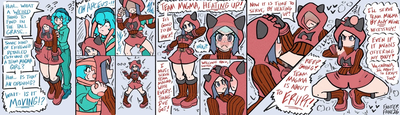 Team magma suit