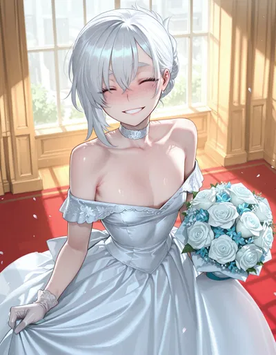 You just married, and your wife... He's trying to run