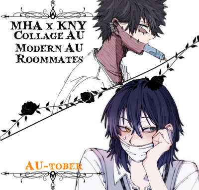 || MHA x KNY • Collage AU — Tōya Todoroki & Obanai Iguro (MHA x KNY) ||