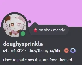 my discord! you can friend me but im more often on xbox on roblox