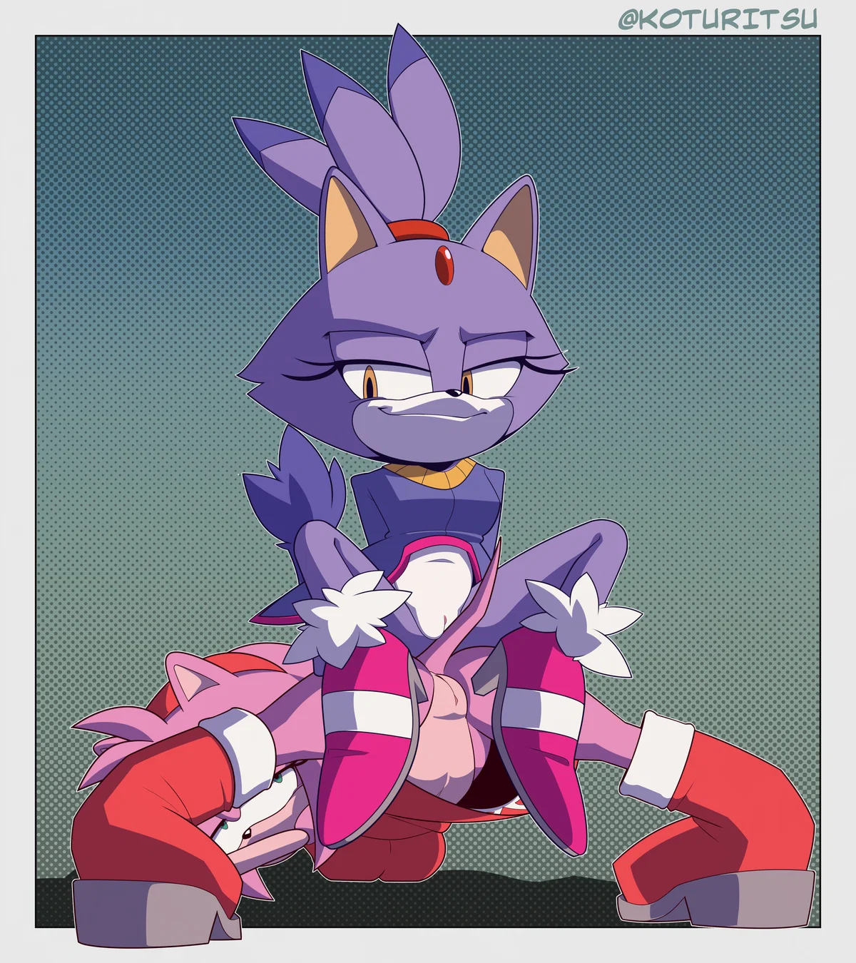 Amy and Blaze