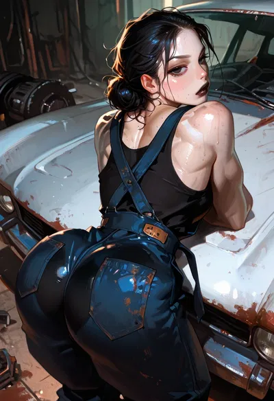 A Goth girl Mechanic? | Raven Smith