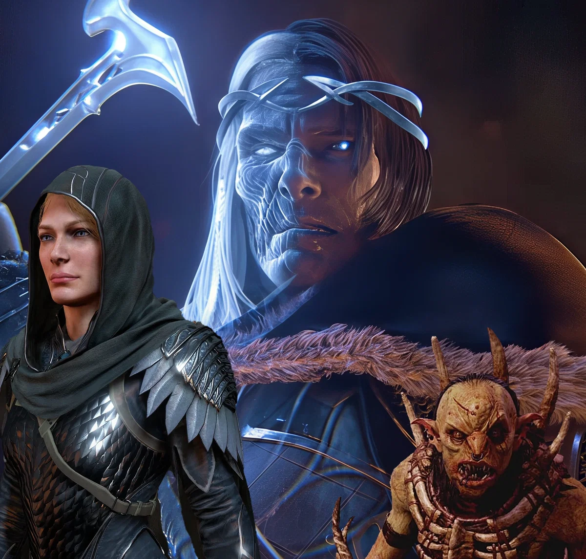 Talion + Celebrimbor + Eltariel with Ratbag too I guess....