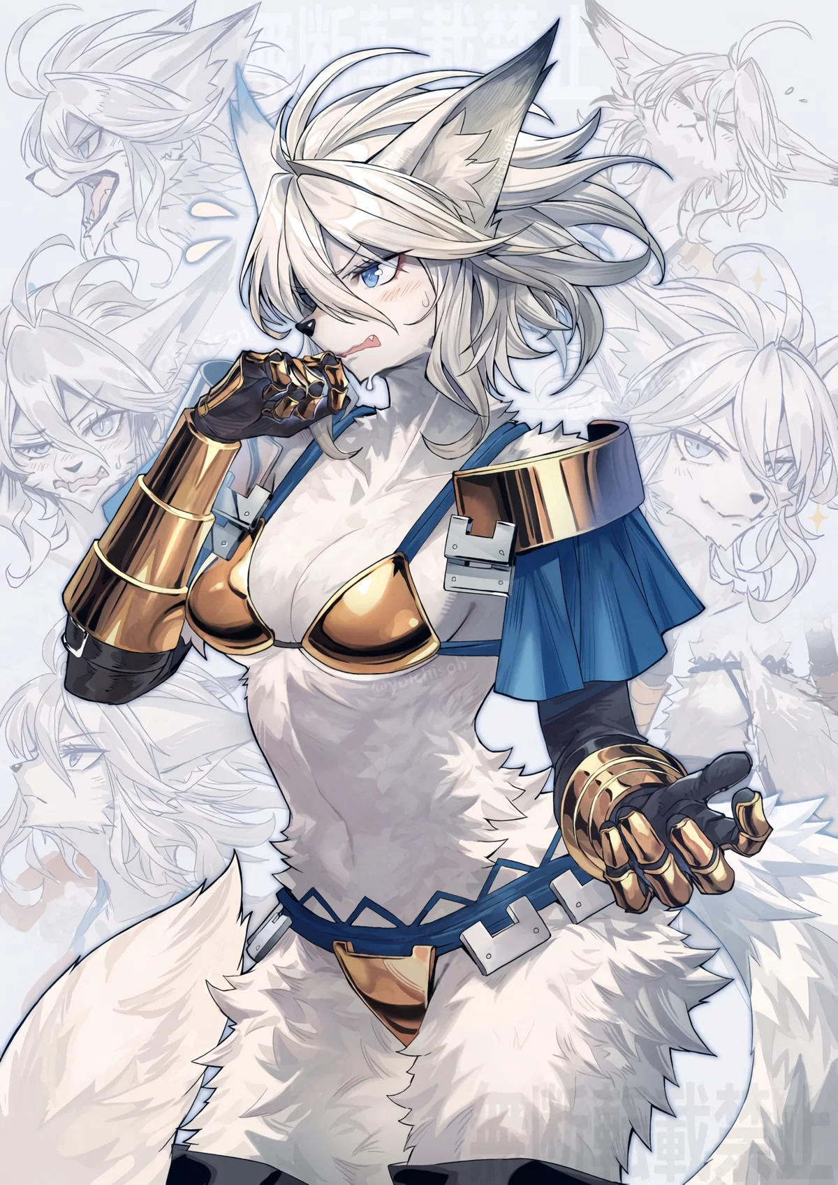 Dinah || "Tsundere" Werefox Captain from Bastorias