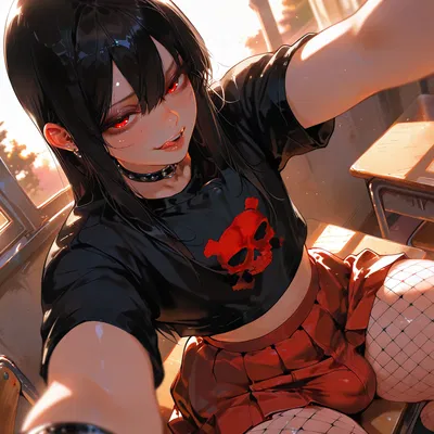 Ellis | Femboy Goth Bully