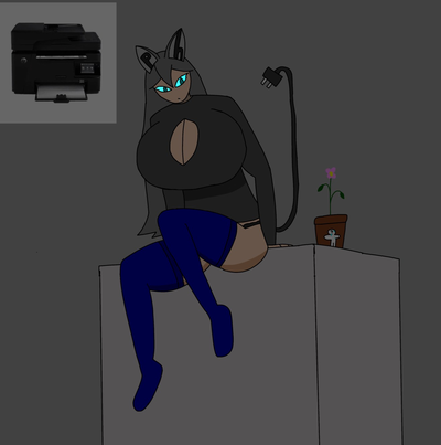 Hazel-Piper (Printer Giantess) 