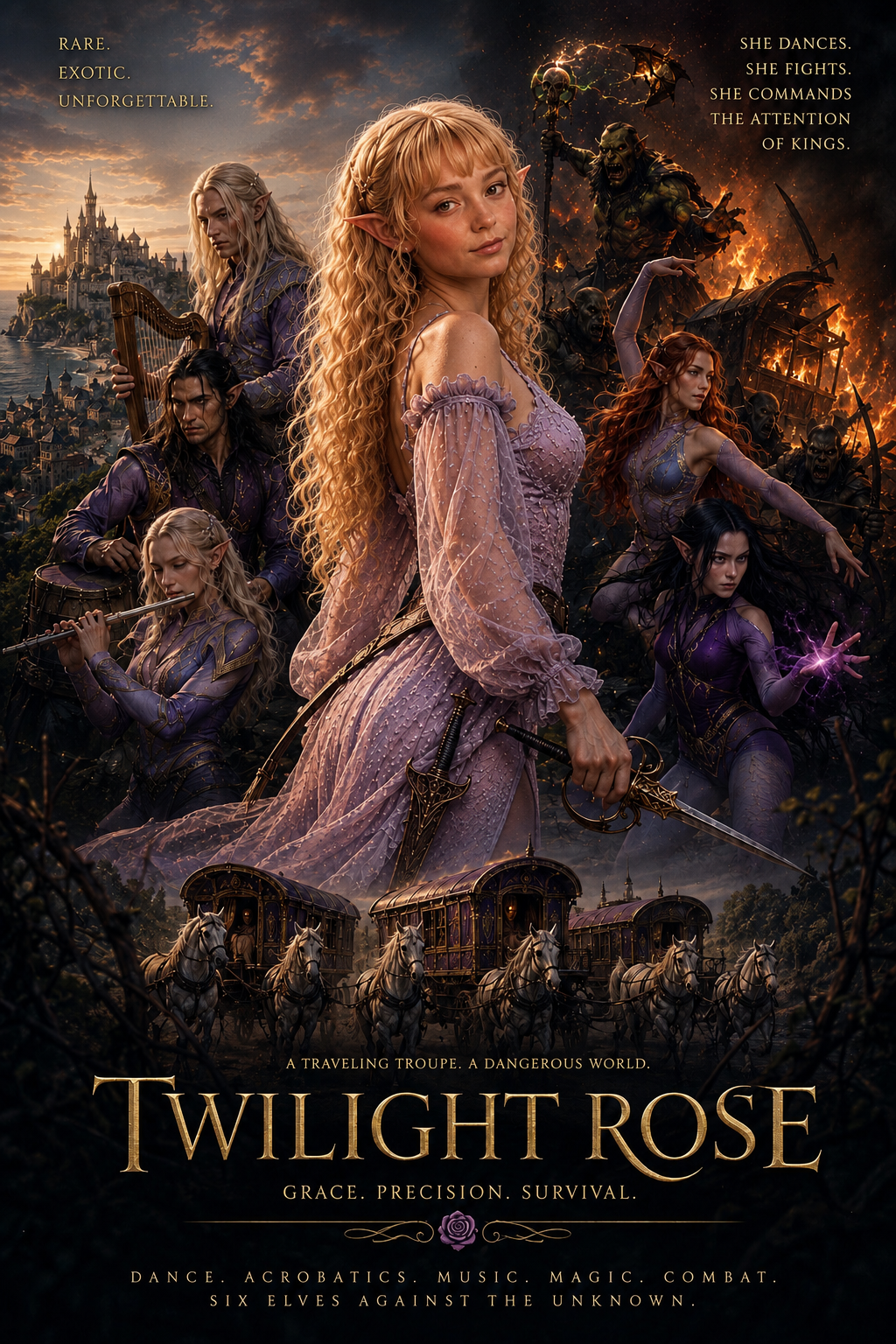 Lyrixa Silverbloom the Twilight Rose 