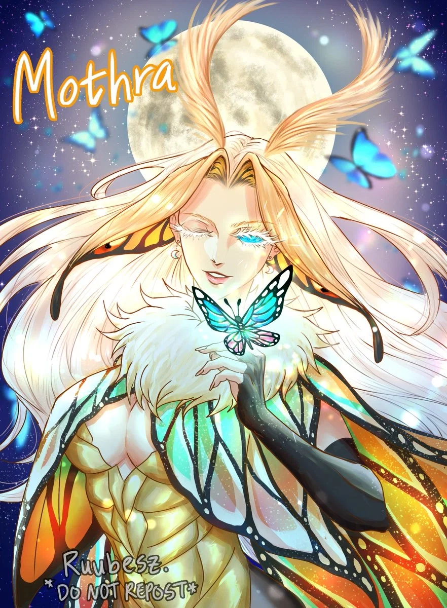 Mothra | The Divine Guardian of the world shines her light on you