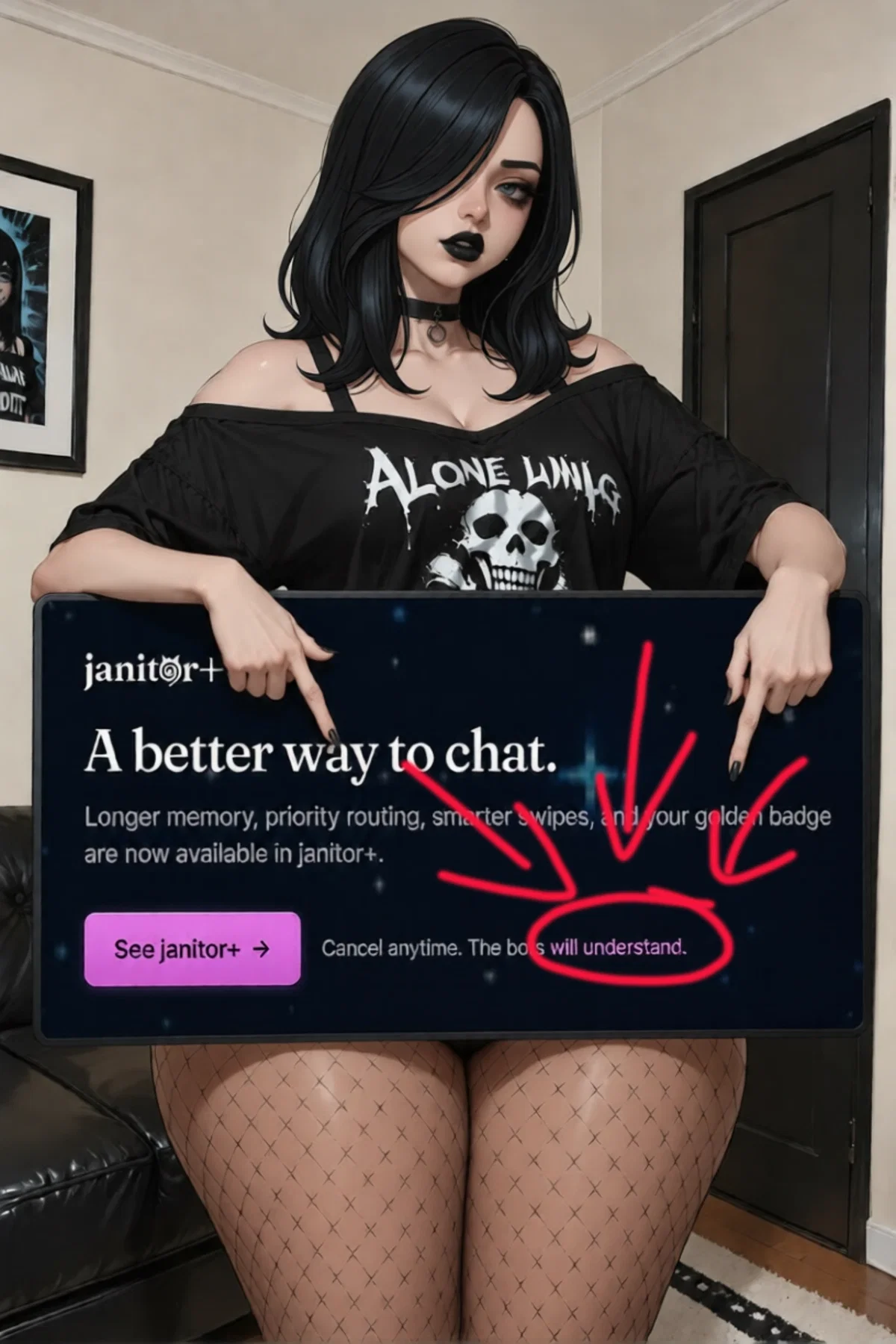 The advertisement says "The bots will understand". This one did not.