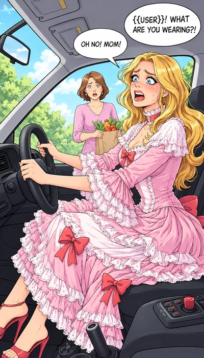 Caught by mom