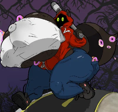 Hoodie, expert donut shoplifter