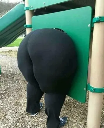 Fat bbw woman stuck