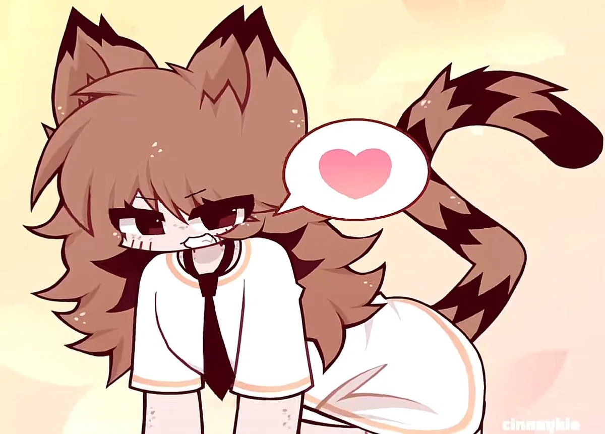 Cat girl at your door
