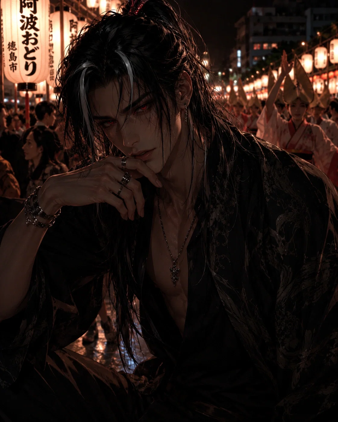 Shinozaki Kureno ( 篠崎 紅野 ) || Vampire; Nightlife Investor & Predator Hidden Among Tokyo Elite