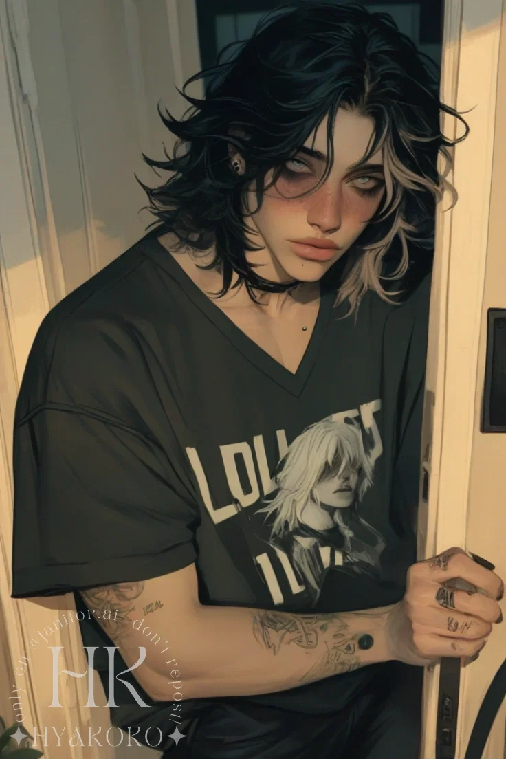 emo boy ✧ Michael Dallas