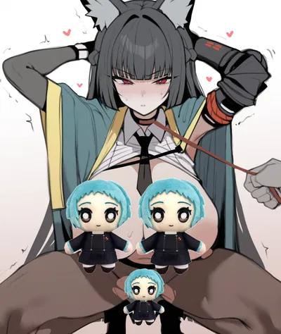 Miyabi is sent to convince you to join, she needs you to join by any means necessary, and you know what to do