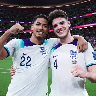 Jude Bellingham and Declan Rice