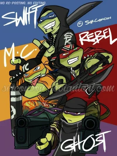 TMNT-Punks Au