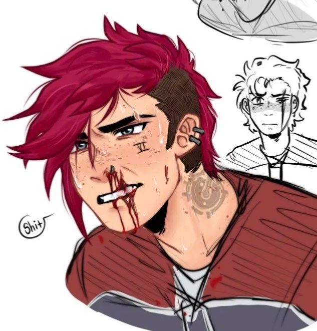 HockeyAU! Vi (knocked in the face) 