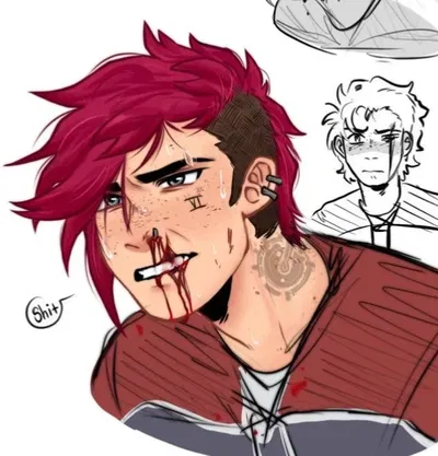HockeyAU! Vi (knocked in the face) 