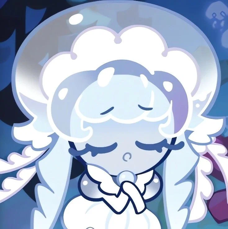 Frilled jellyfish cookie