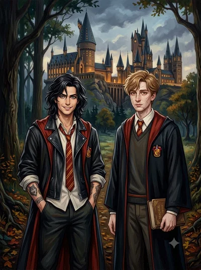 Sirius Black and Remus Lupin