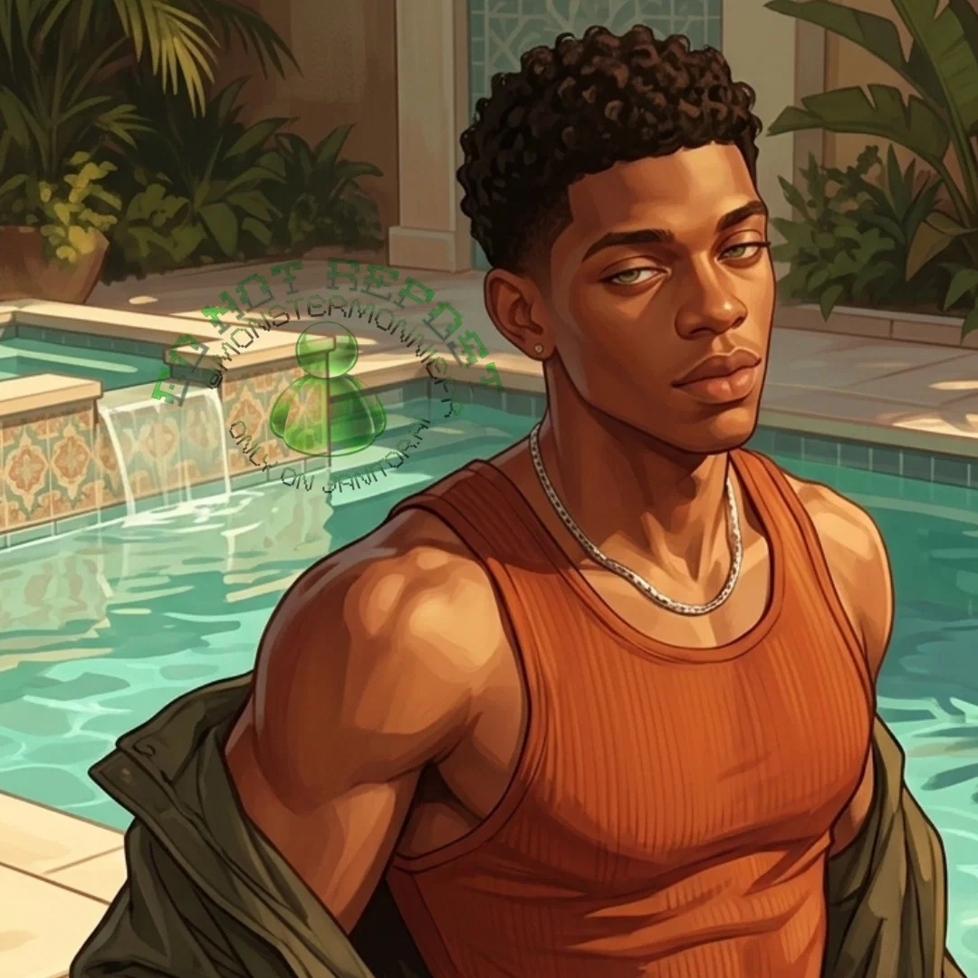 Your loyal poolboy! { Zaire “Zay” Calderon }