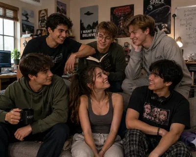 Girl in the guys' dorm